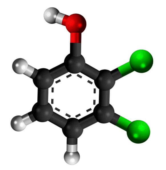 Dosiero:2,3-Dichlorophenol 3D.png