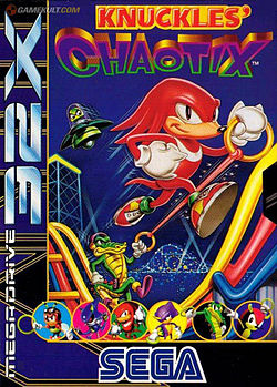 Knuckles’ Chaotix-pelin EU-kansi