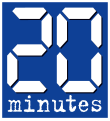 Logo de 20 Minutes de 2006 à 2013.