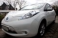 En Nissan Leaf ZE0 fan 2017 ön Kairem