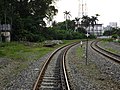 Pepohonan itu dahulu merupakan percabangan ke gudang, tampak terlihat menara air.