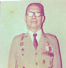 Prof. DR. H. Sayyidi Syeikh Kadirun Yahya dalam kegiatan militer