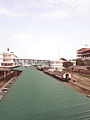 Stasiun Medan sebelum penambahan gedung baru dan jalur layang (2010).