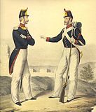 Reali Veterani in gran tenuta, 1854