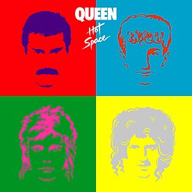 Обложка альбома Queen «Hot Space» (1982)