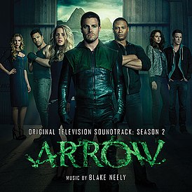 Обложка альбома Блэйка Нили «Arrow: Season 2 (Original Television Soundtrack)» (2014)