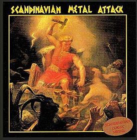 Обложка альбома Bathory «Scandinavian Metal Attack» (1984)