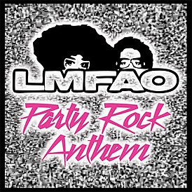 Обложка сингла LMFAO совместно с Lauren Bennett & GoonRock «Party Rock Anthem» (2011)