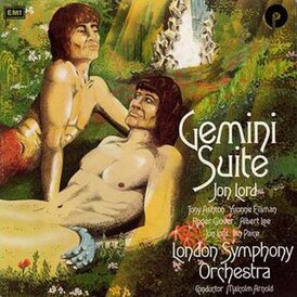 Обложка альбома Jon Lord «Gemini Suite» (1971)