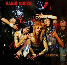 Обложка альбома Hanoi Rocks «Oriental Beat» (1982)