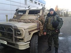 Tarpan Honker у складі батальйону «Дніпро-1», січень 2015