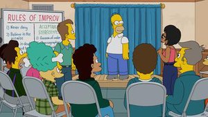 Гомер відвідує клас імпровізації
