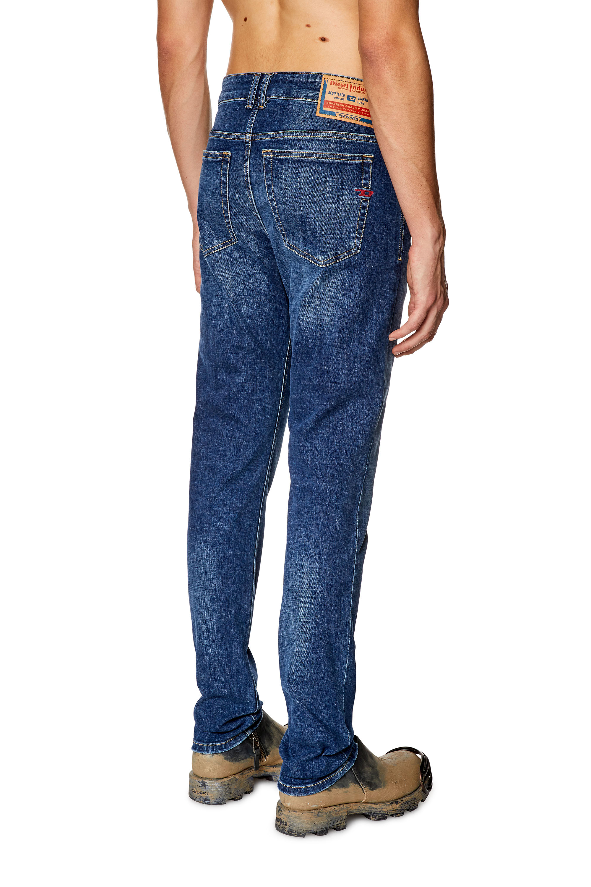 Diesel - Man Skinny Jeans 1979 Sleenker 09H63, Dark Blue - Image 4