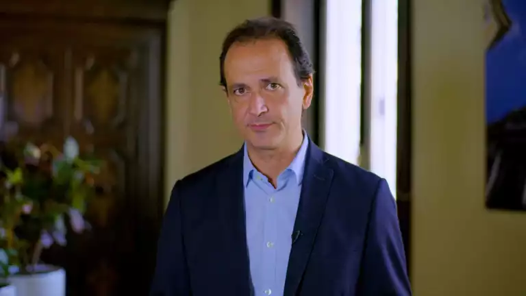 Video still of BCG expert Salvatore Cali from his TED talk