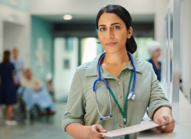 Female doctor in hospital