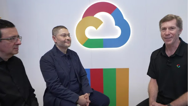 Yannick Martel di CapGemini e Abdelnor Tafer di Telco Industry discutono della loro collaborazione con Google Cloud