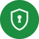 Enhanced security green logo