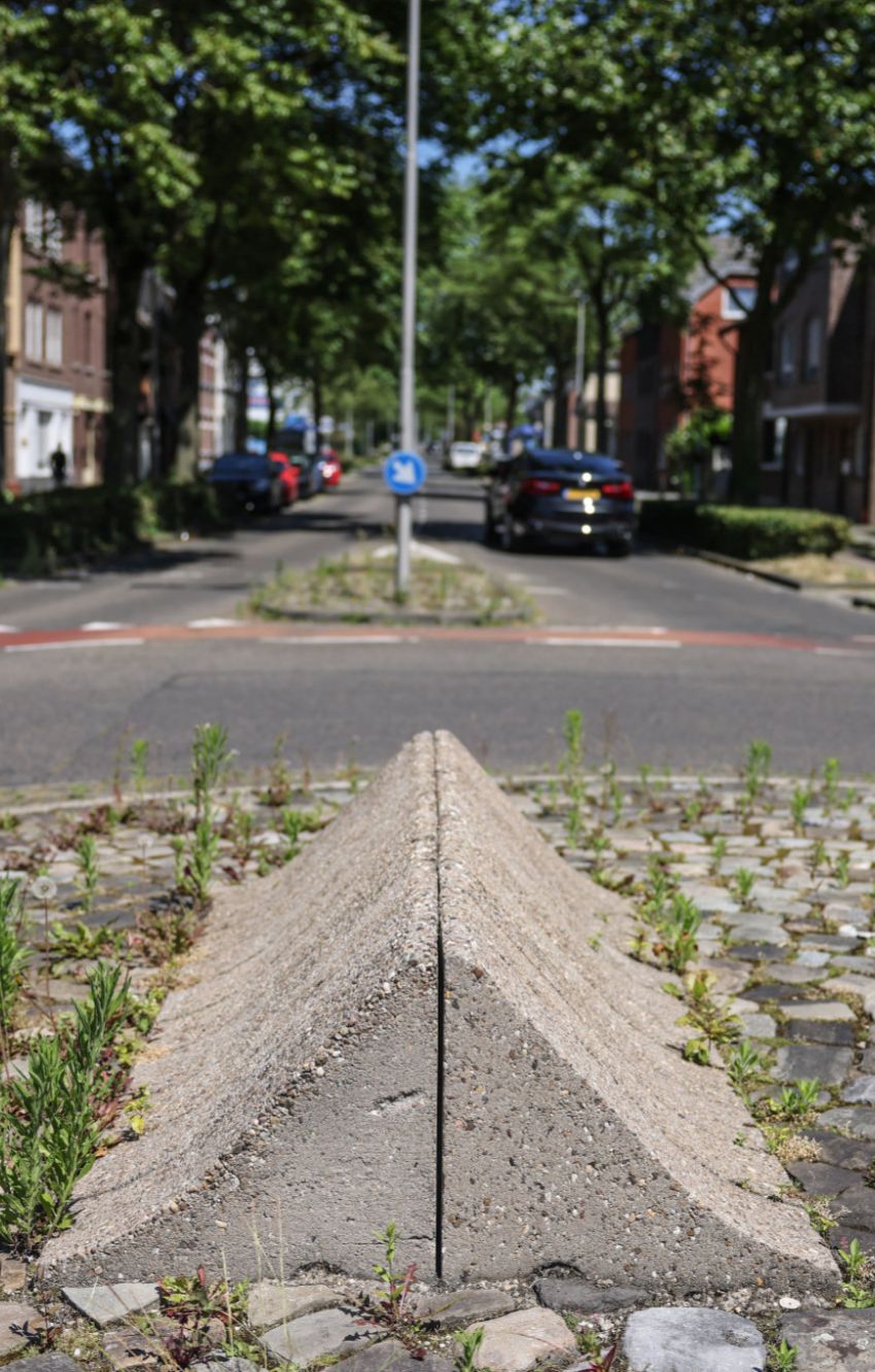 Das soll eine Grenze sein: Straße in Kerkrade/Herzogenrath. 