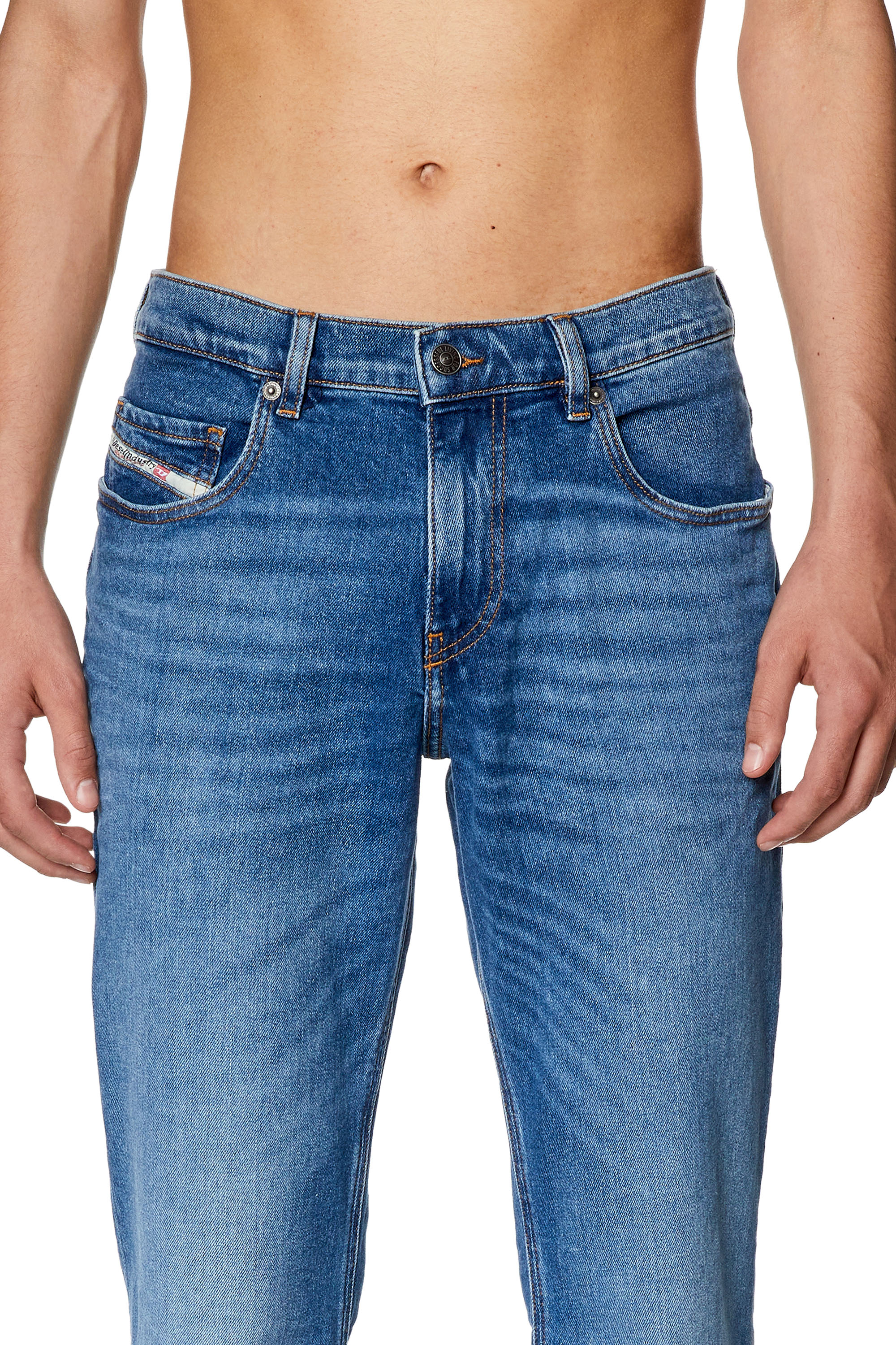 Diesel - Male Bootcut Jeans 2021 D-Vocs 0ENAT, ミディアムブルー - Image 4