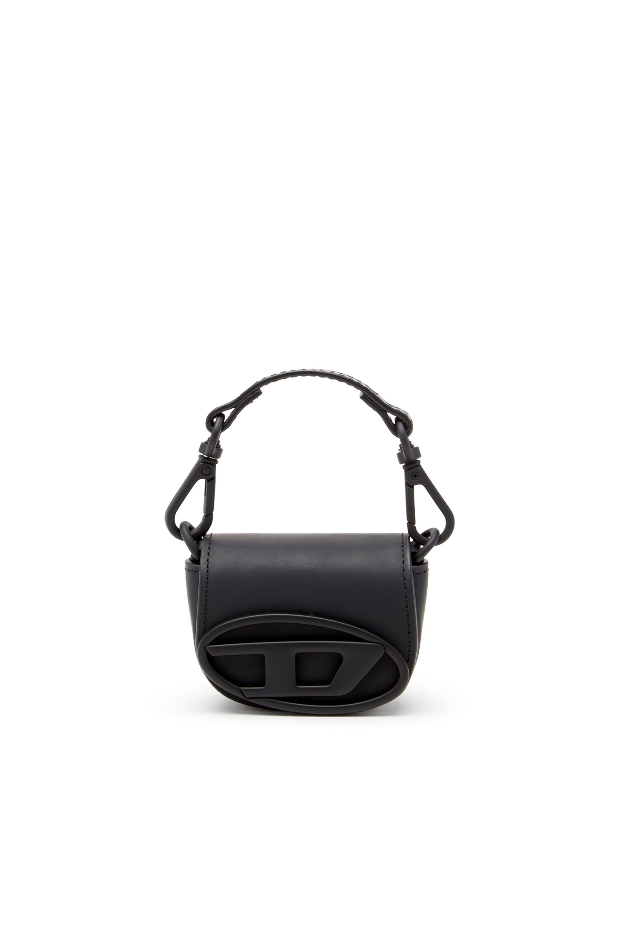 Diesel - 1DR XXS CHAIN, Female Iconic micro bag charm in matte leather in ブラック - Image 6