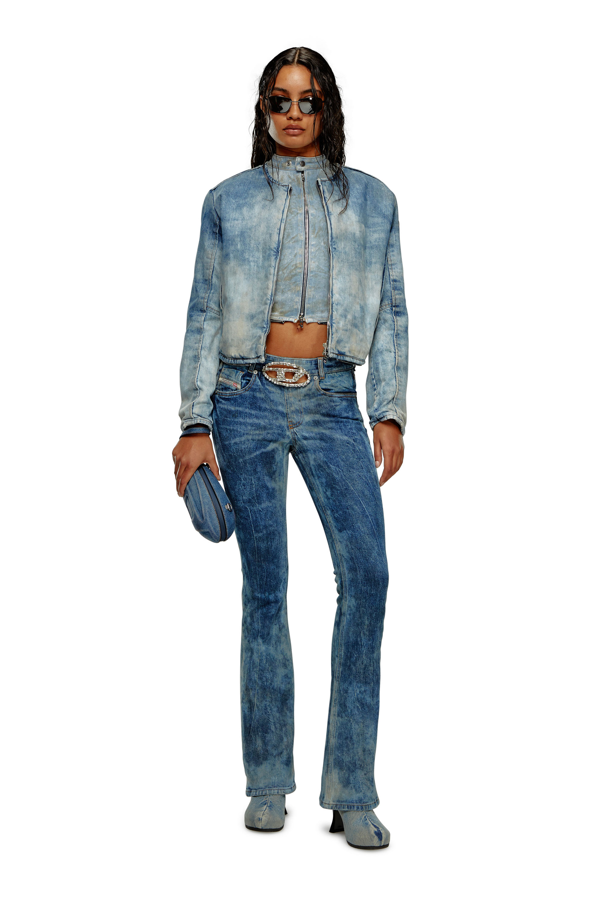 Diesel - Female Bootcut and Flare Jeans 1969 D-Ebbey 0PGAL, ダークブルー - Image 2