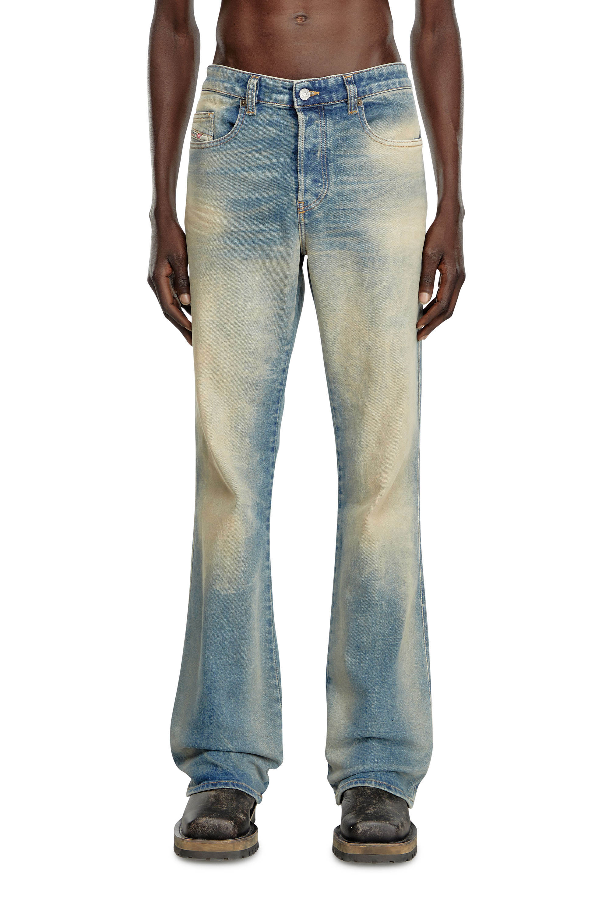 Diesel - Male Bootcut Jeans 1998 D-Buck 09H78, ミディアムブルー - Image 1