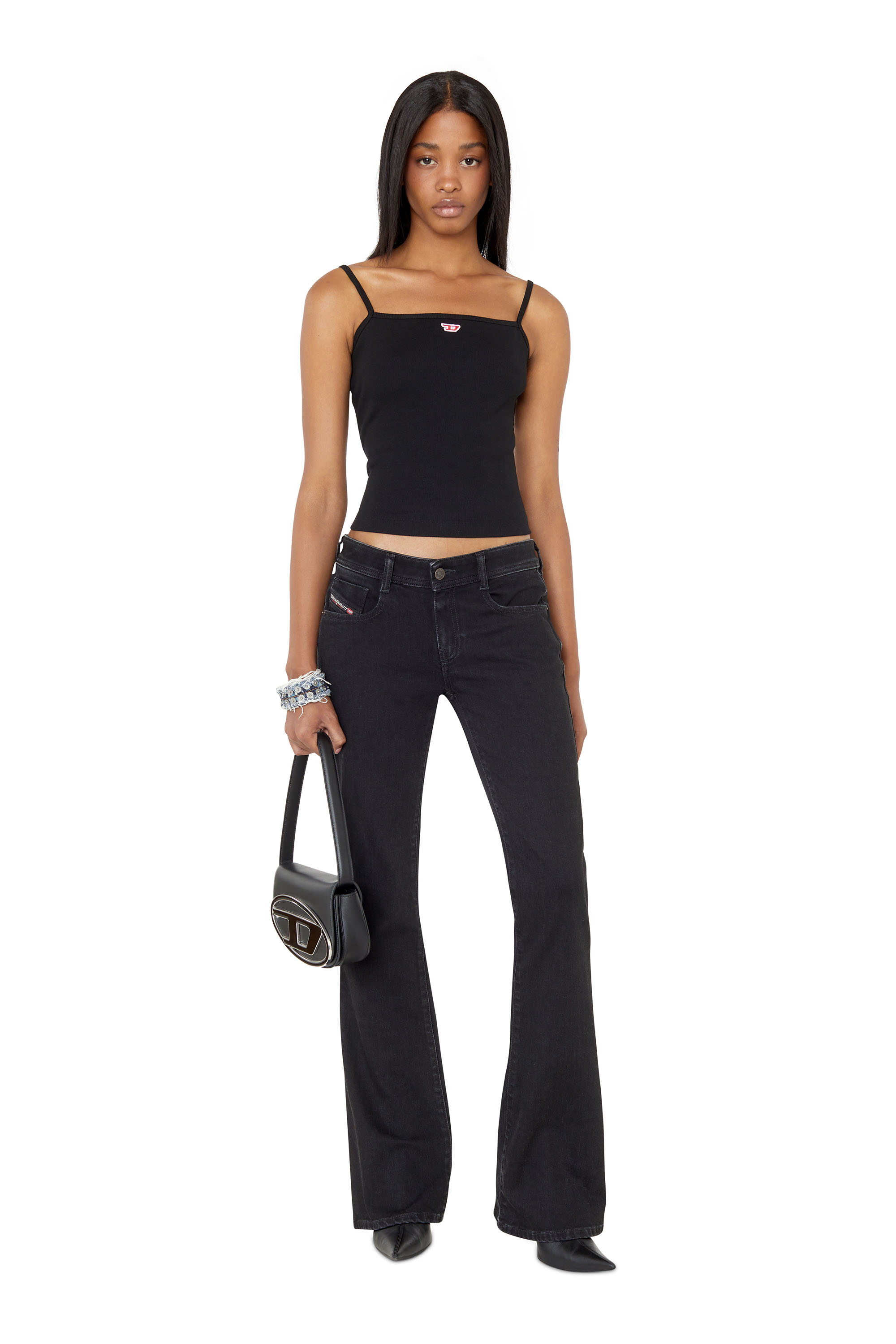 Diesel - Female Bootcut and Flare Jeans 1969 D-Ebbey Z9C25, ブラック/ダークグレー - Image 2