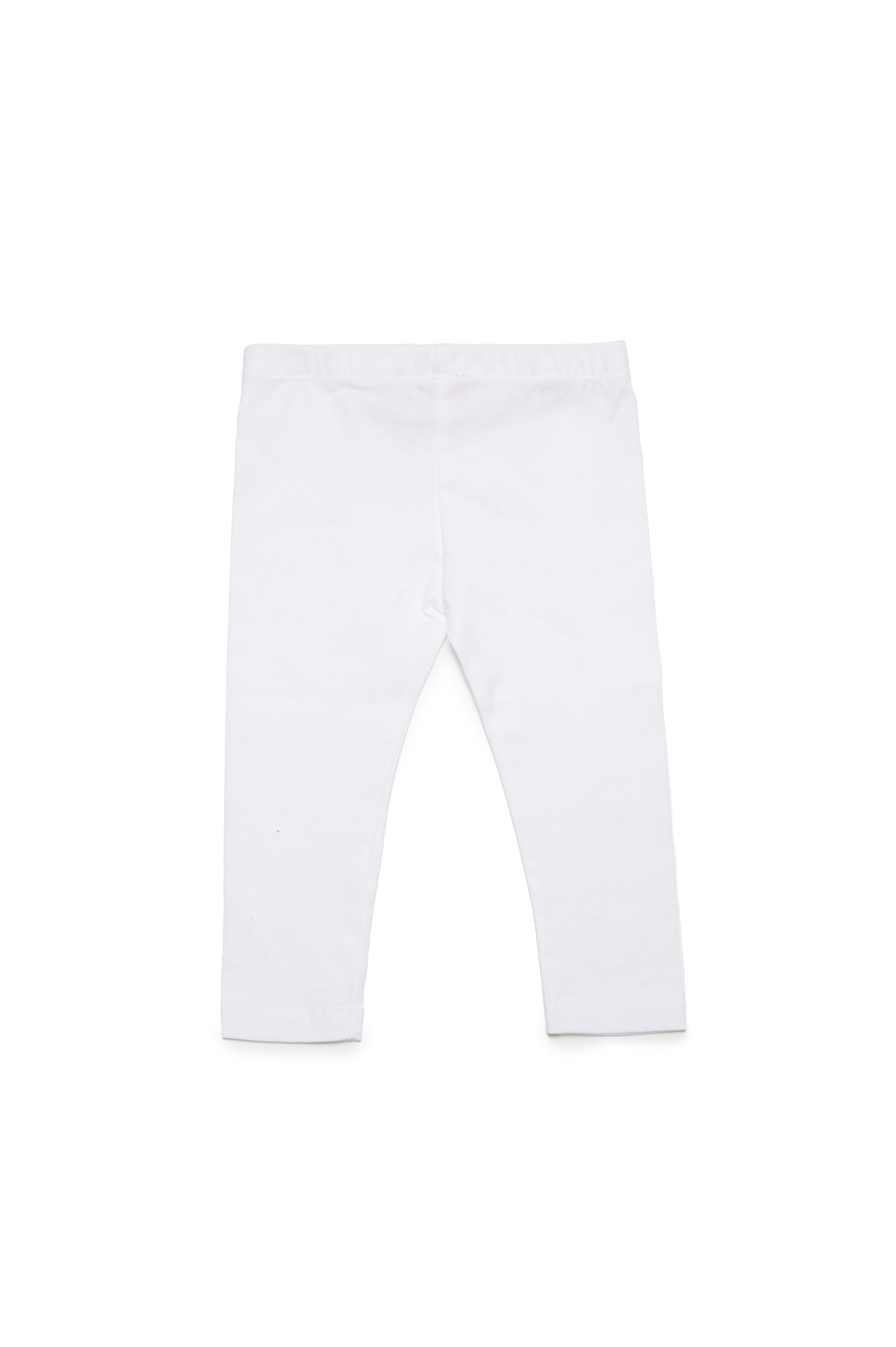 Diesel - PANB, Female Cotton pants with logo print in ホワイト - Image 2