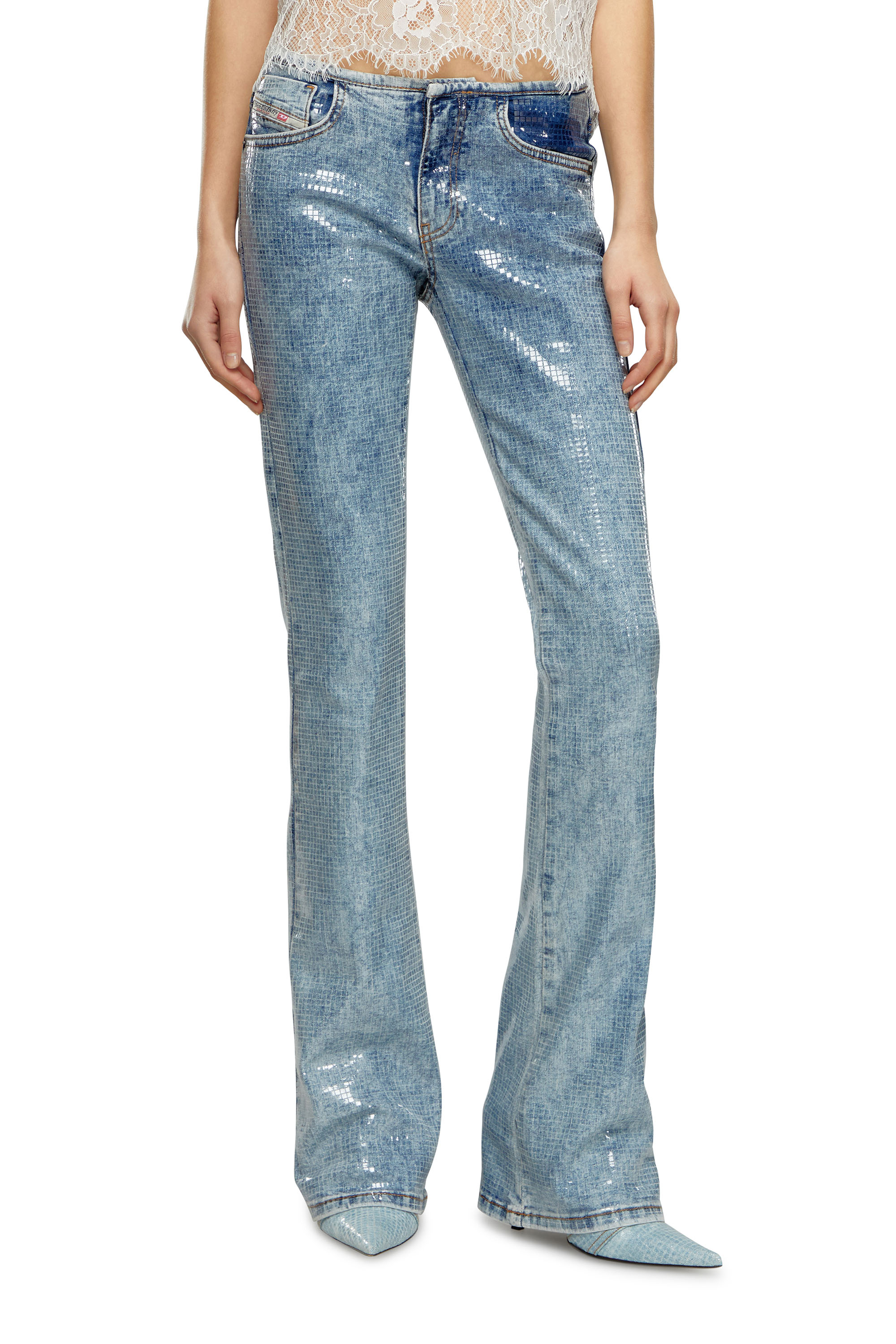 Diesel - Female Bootcut and Flare Jeans D-Shark 0PGAA, ライトブルー - Image 1
