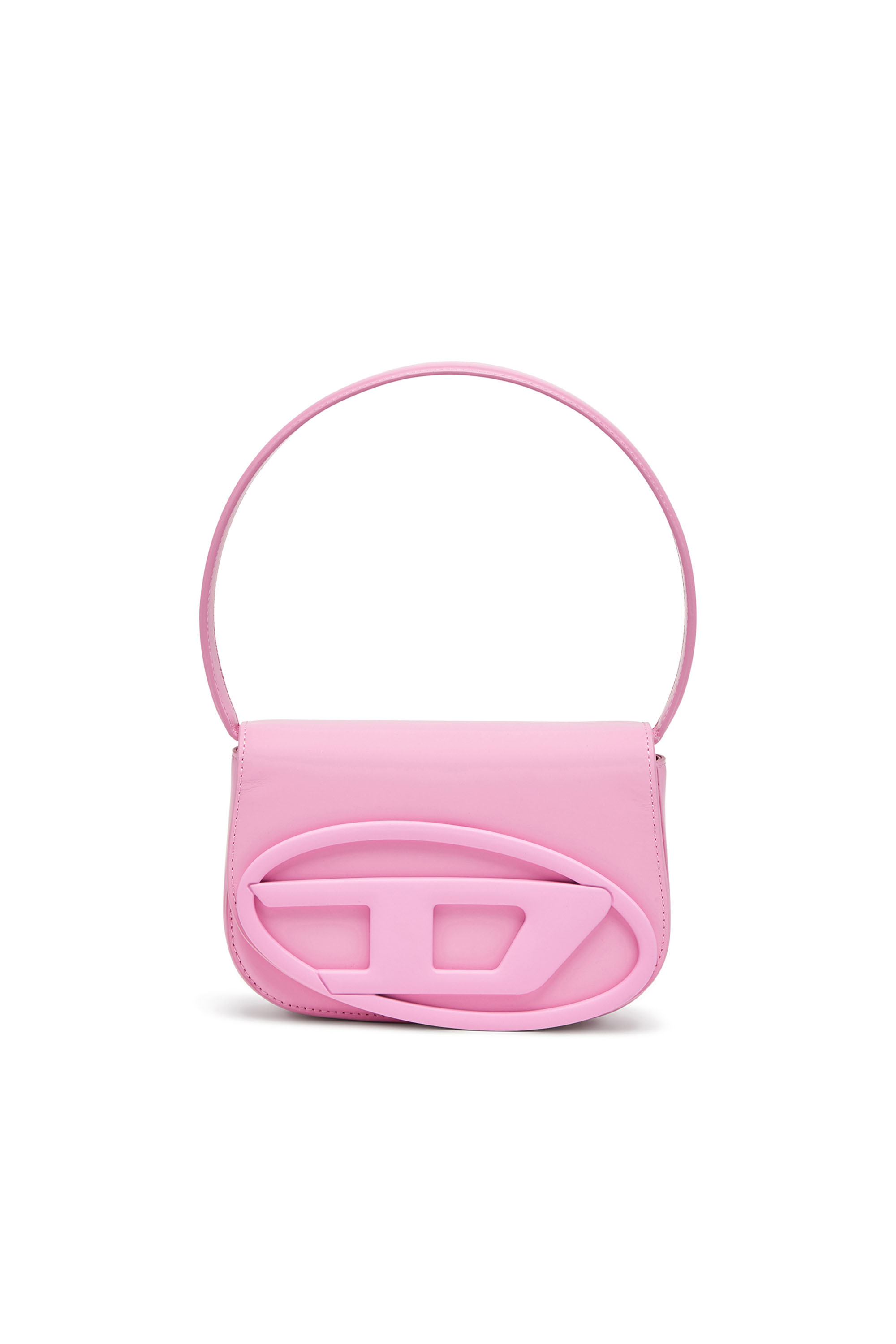 Diesel - 1DR, Female 1DR-Iconic shoulder bag in matte leather in ピンク - Image 6