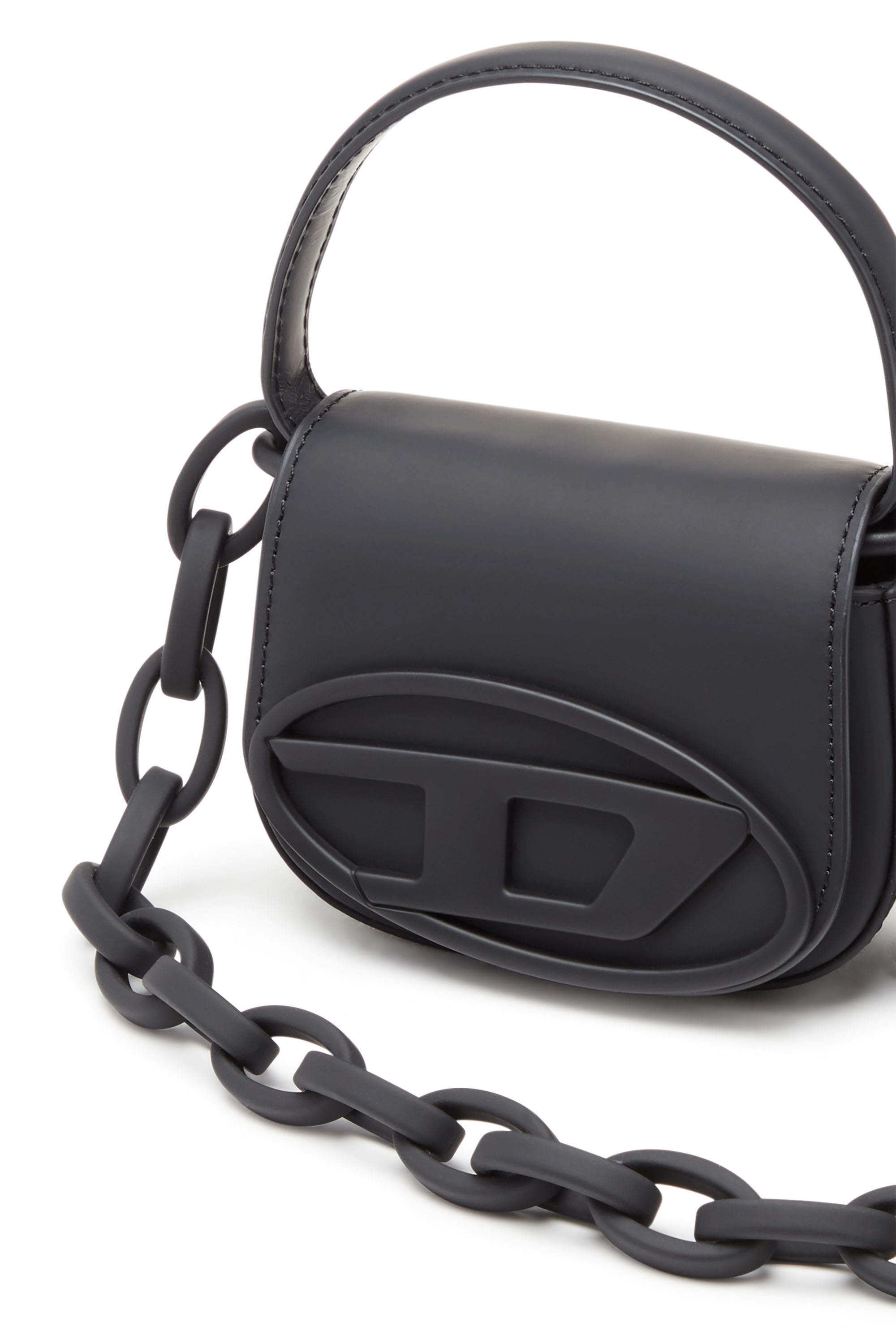 Diesel - 1DR XS, Female 1DR Xs-Iconic mini bag in matte leather in ブラック - Image 5
