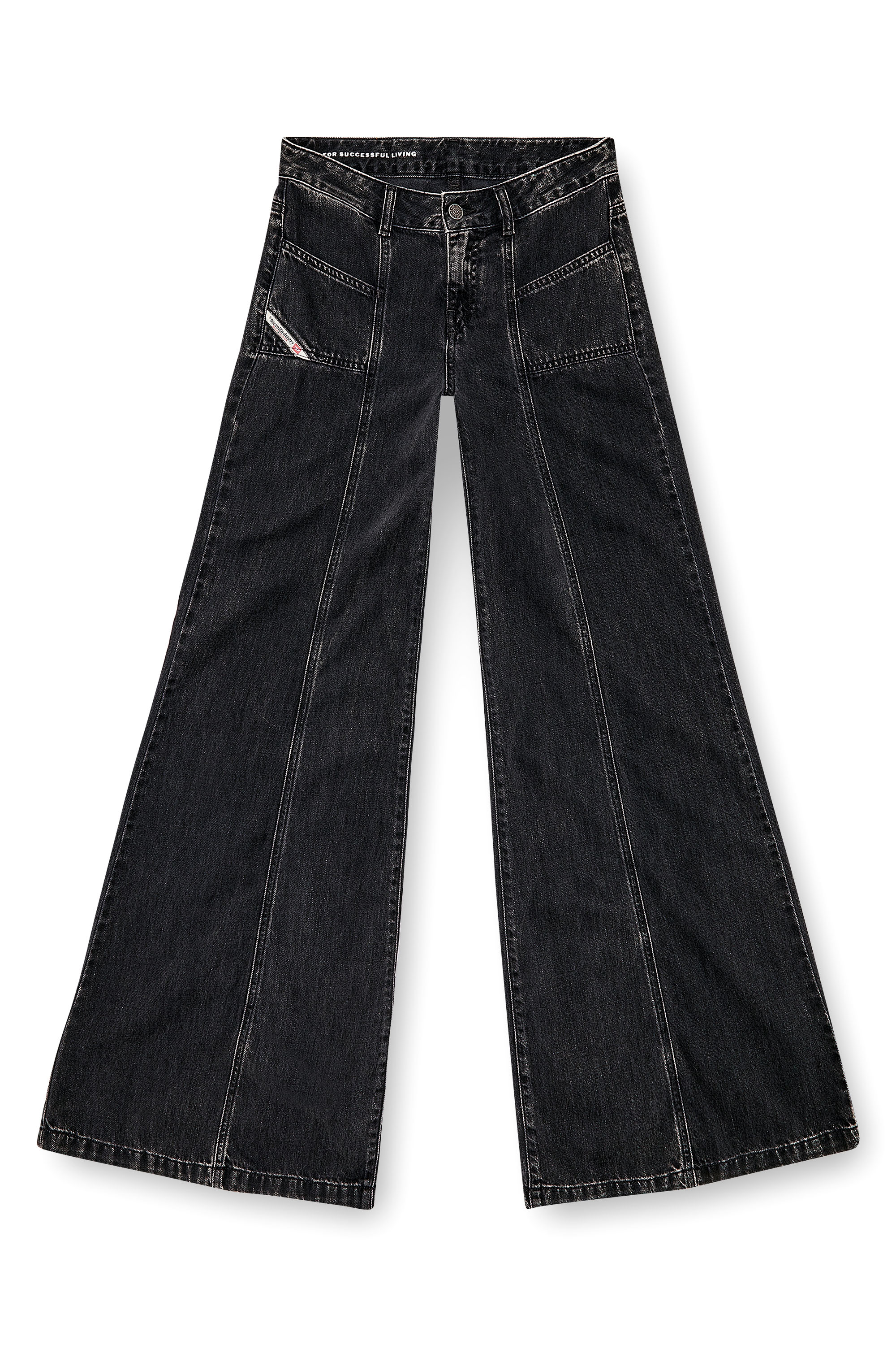 Diesel - Female Bootcut and Flare Jeans D-Akii 068HN, ブラック/ダークグレー - Image 3