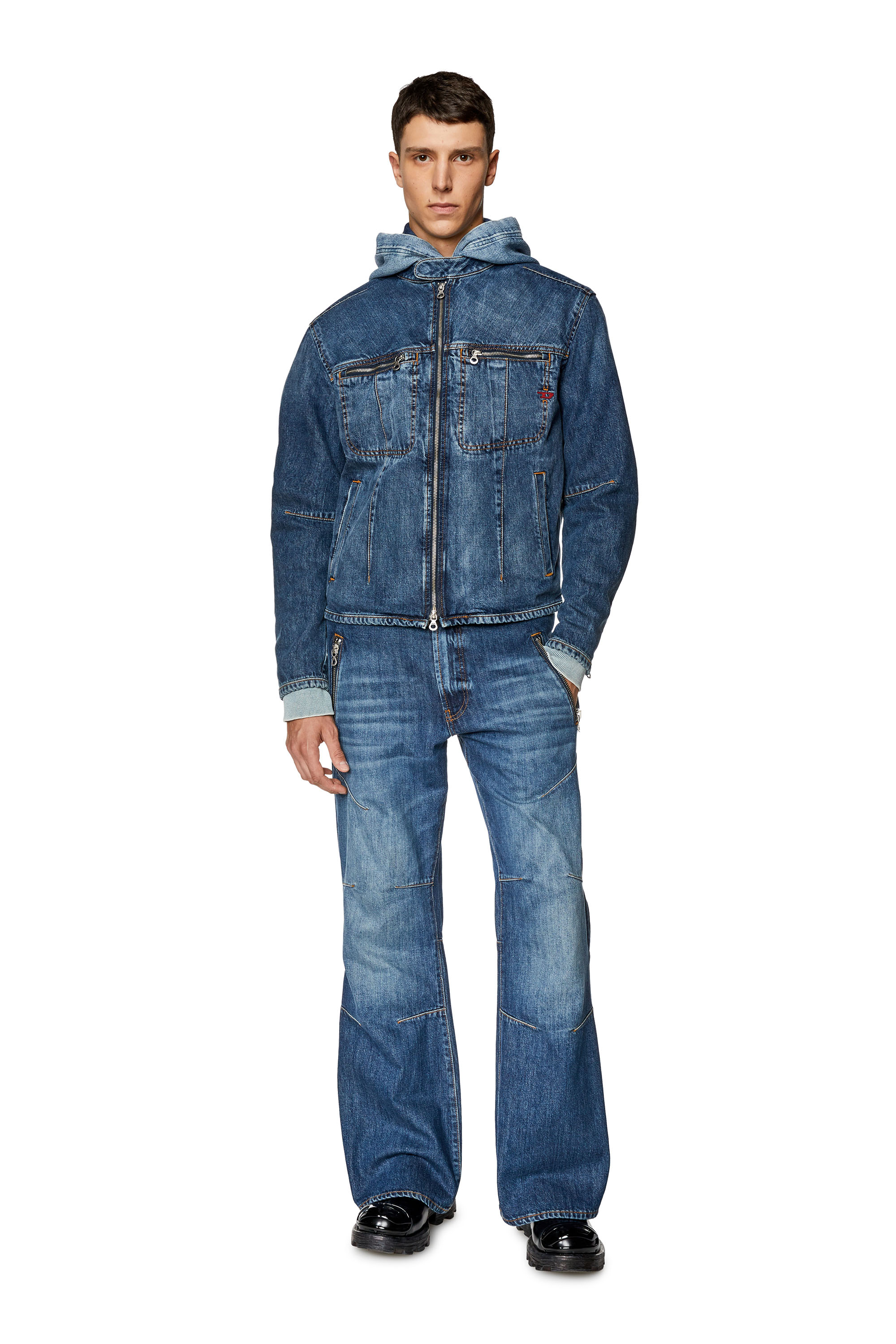 Diesel - Male Straight Jeans D-Ismis 0HJAW, ダークブルー - Image 1