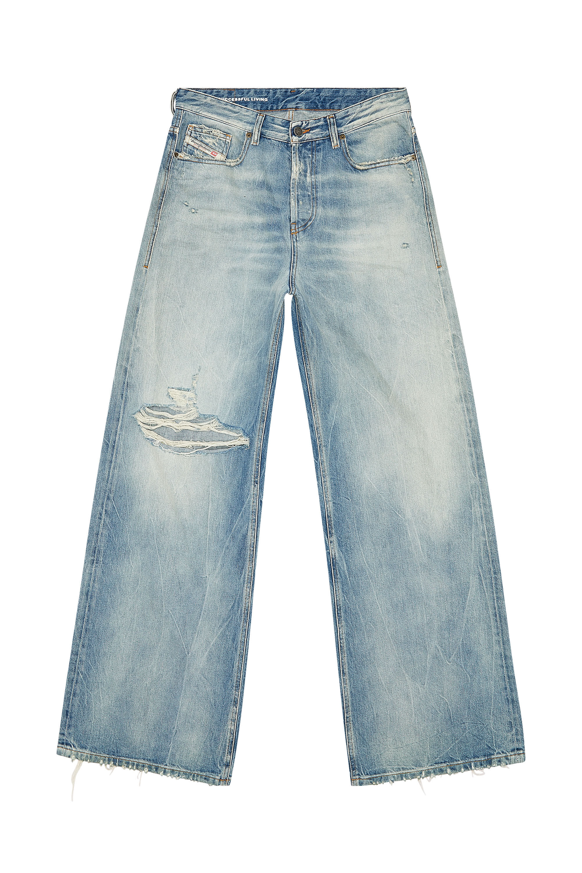 Diesel - Female Straight Jeans 1996 D-Sire 09H58, ライトブルー - Image 2
