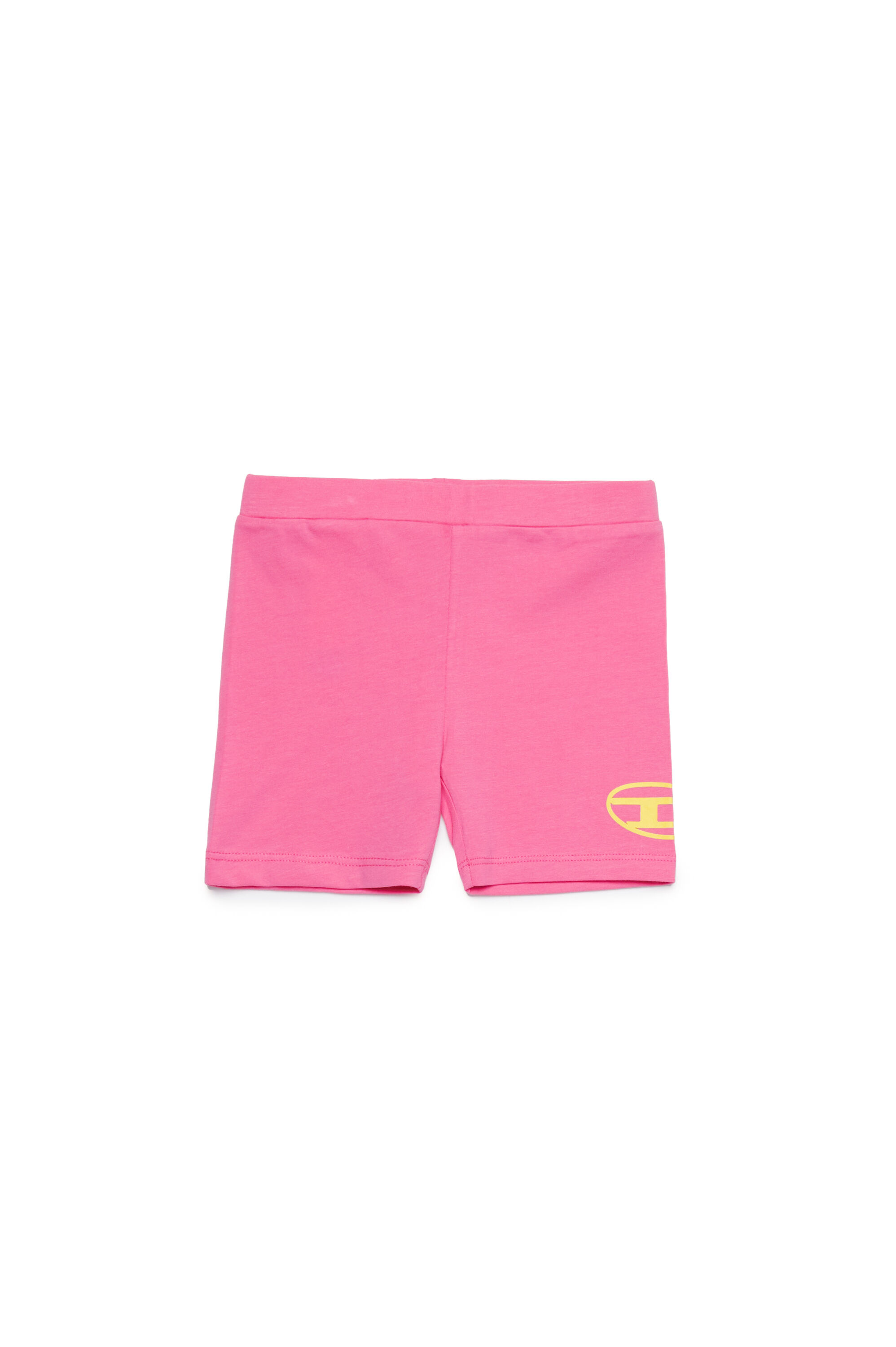 Diesel - PLETTIB BR, Female Stretch-cotton shorts with Oval D in ピンク - Image 1