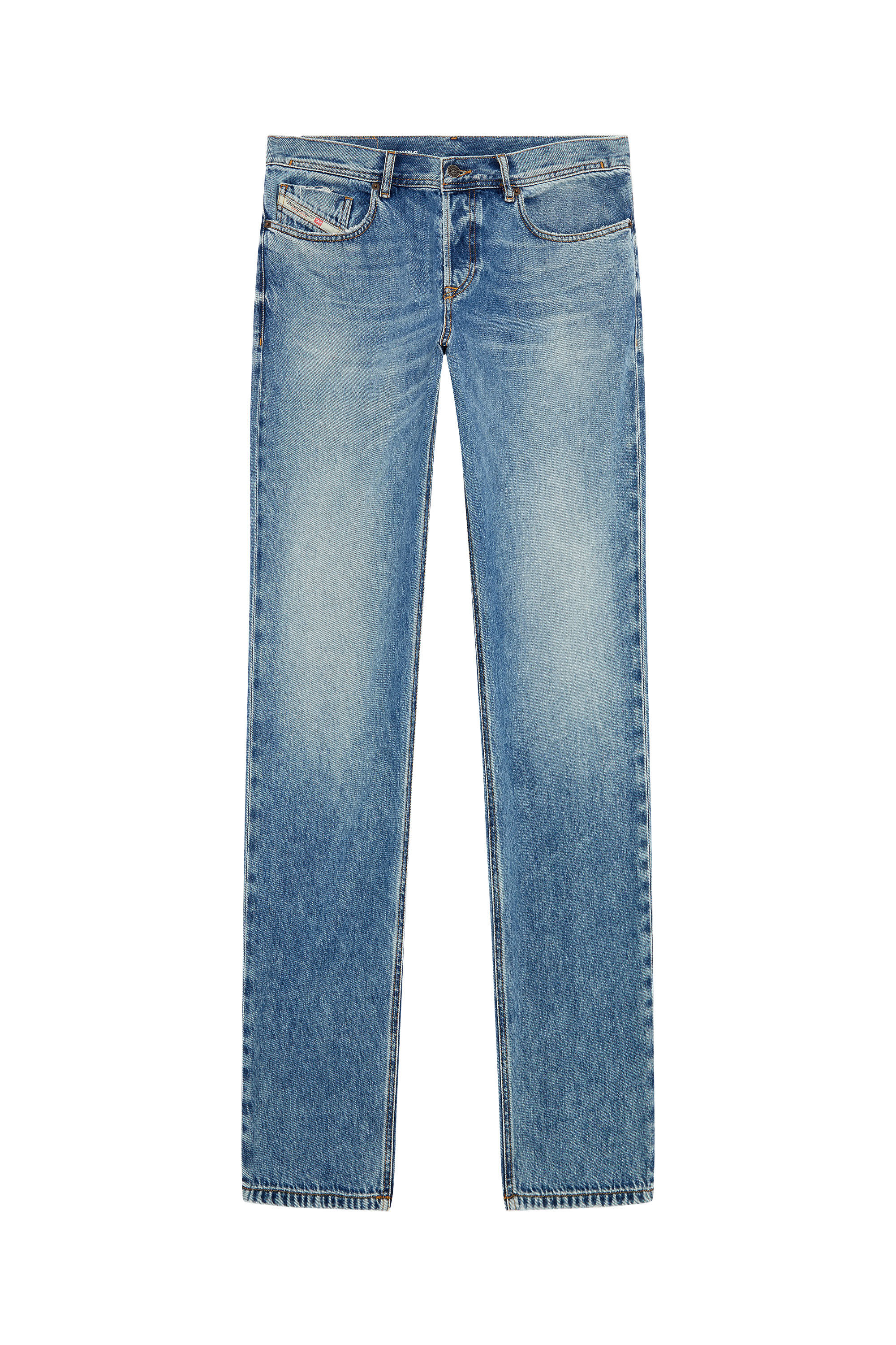 Diesel - Male Tapered Jeans 2023 D-Finitive 09H95, ミディアムブルー - Image 2