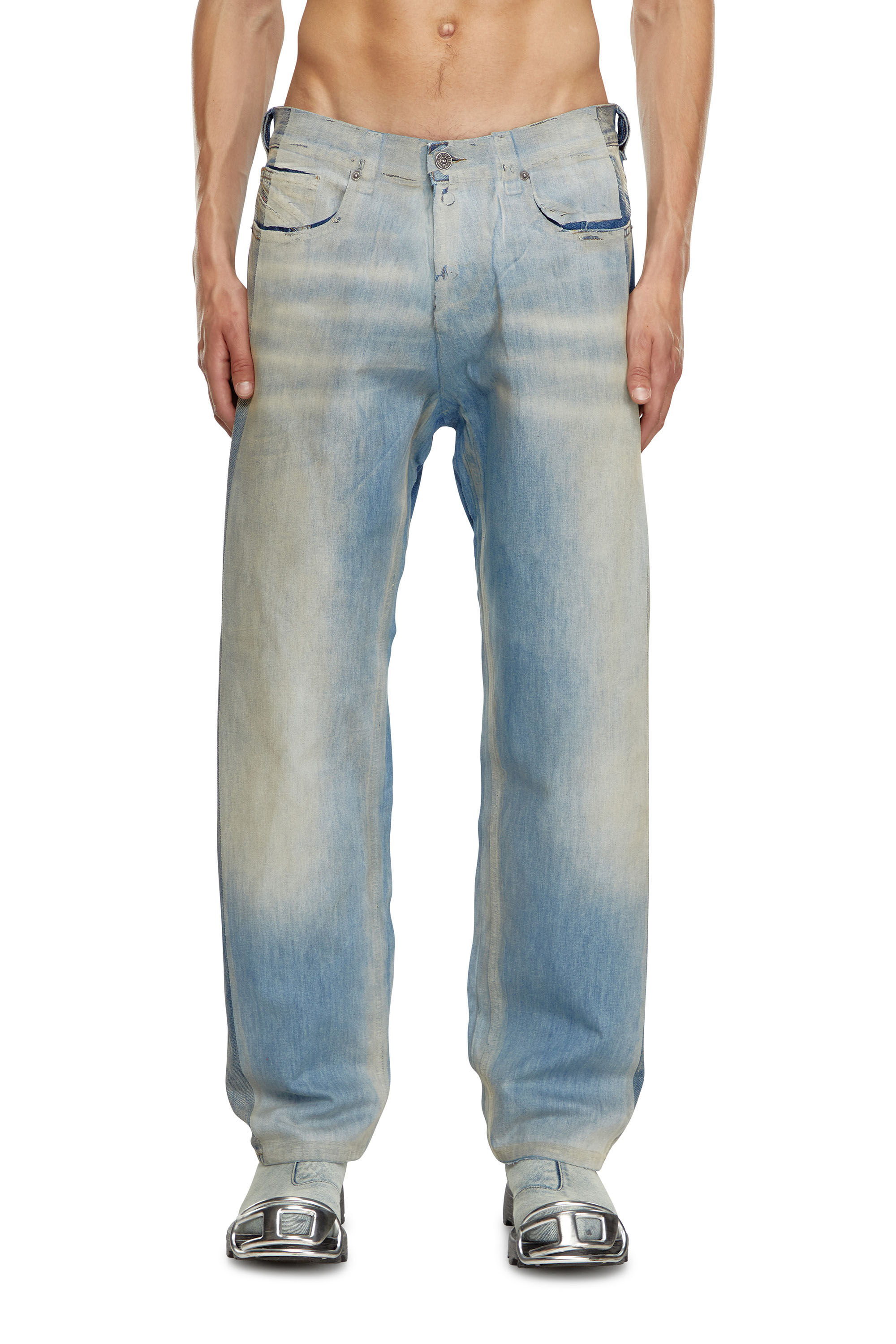 Diesel - Male Straight Jeans 2010 D-Macs 09K22, ミディアムブルー - Image 3