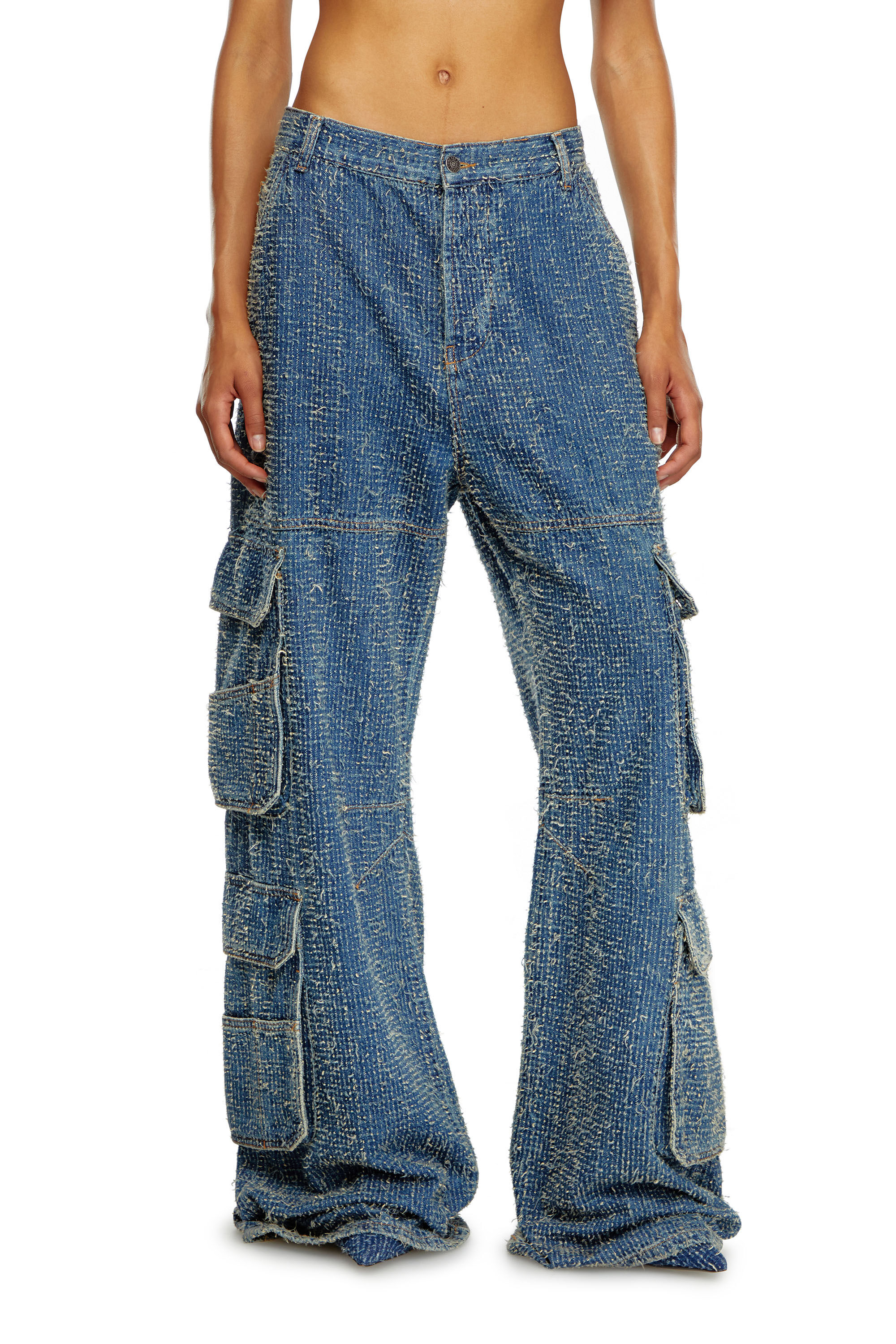 Diesel - Female Straight Jeans 1996 D-Sire 0PGAH, ミディアムブルー - Image 3