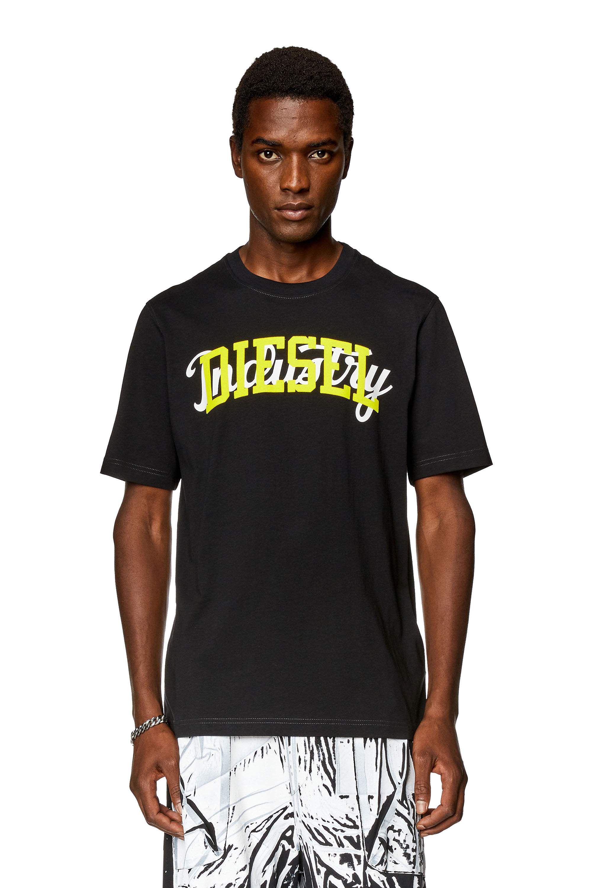 Diesel - T-JUST-N10, Male Tシャツ in ブラック - Image 3