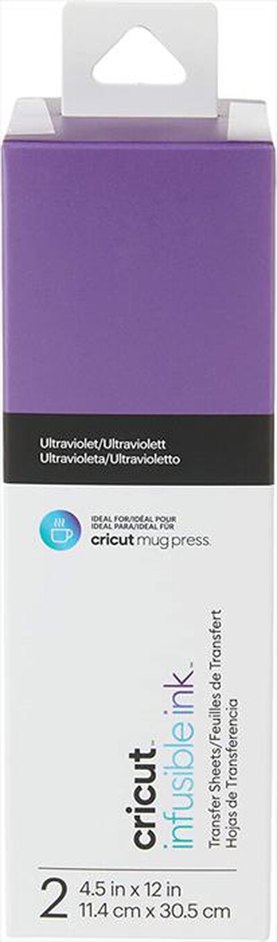 CRICUT - INFUSIBLE INK 2 FOGLI-Ultraviolet