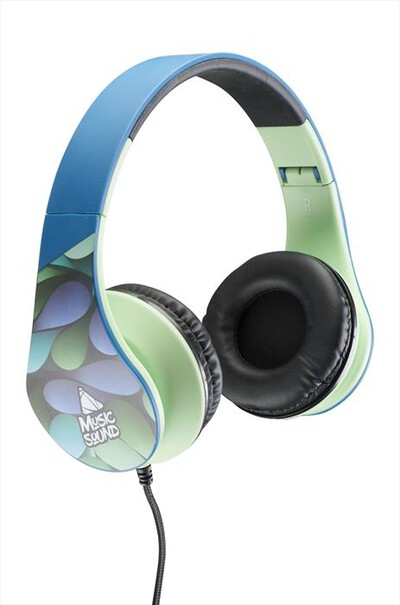 CELLULARLINE - Cuffie a filo MUSICSOUNDFAN221-Multicolore