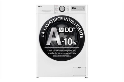 LG - Lavatrice AI DD P1 F4R3P11NSWB 11kg Classe A-Bianco