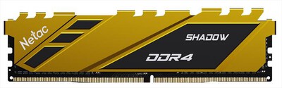 NETAC - SHADOW DDR4-3600 8G C18 U-DIMM 288-PIN-GIALLO