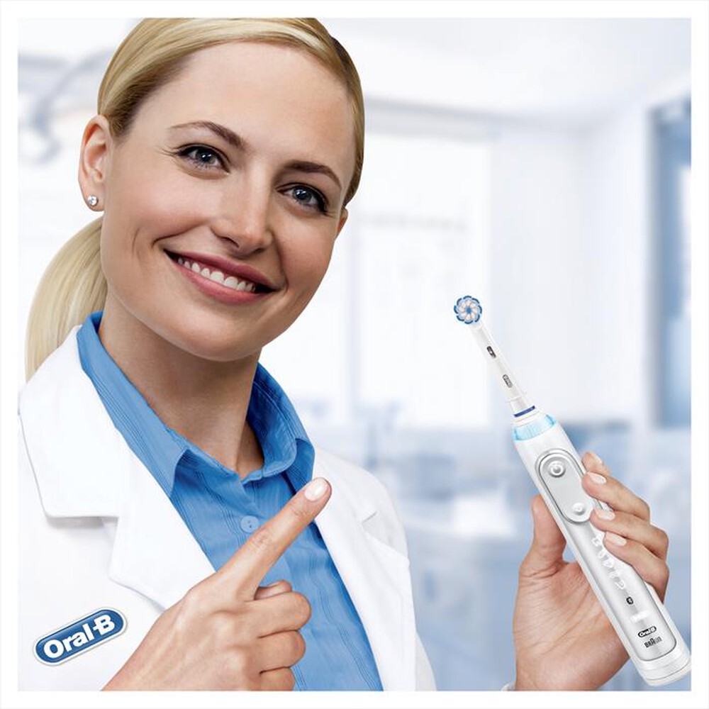 "ORAL-B - TESTINE DI RICAMBIO SENSITIVE CLEAN-Bianco"