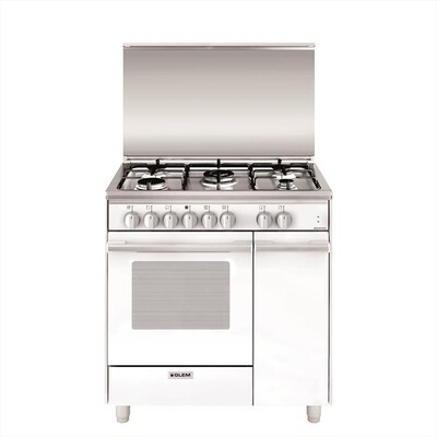 GLEM GAS - Cucina a gas UQ855MX6 Classe A-BIANCO