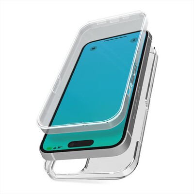 SBS - Cover 360 TECOV360IP1561 per iPhone 15-Trasparente