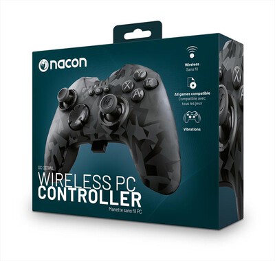 NACON - PC CONTROLLER GAMING WRLS GC-200WL-Camo Grey