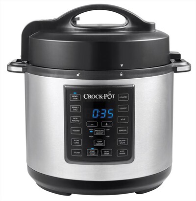 Crock Pot - EXPRESS COOKER 5.6 LT-Argento