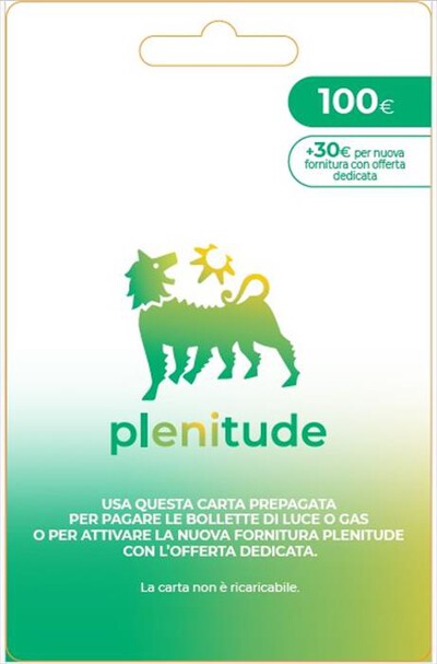 ENI - Carta Prepagata Plenitude 100€