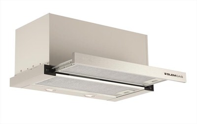 GLEM GAS - Cappa integrata telescopica GHE602IX-INOX